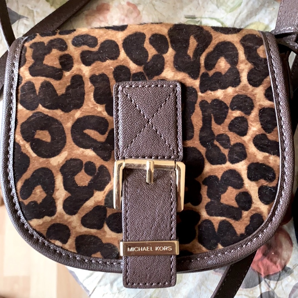 Michael Kors Leopard Bag/ Crossbody